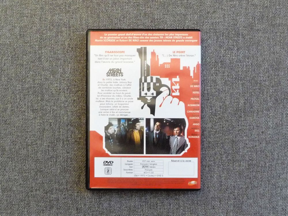 Mean Streets- Martin Scorsese- Aventi Distribution DVD et blu-ray