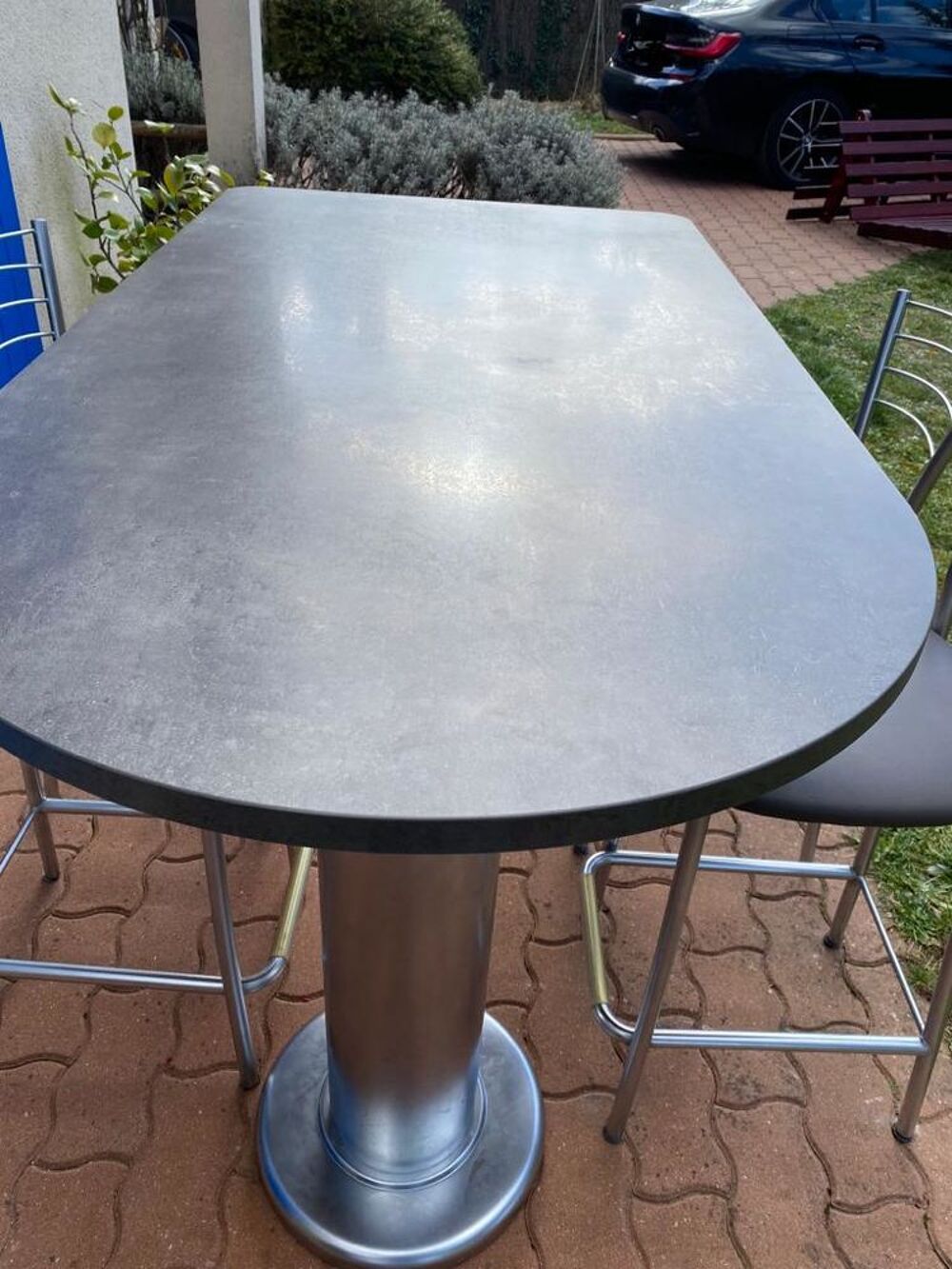 Table haute et 4 chaises de bar Meubles