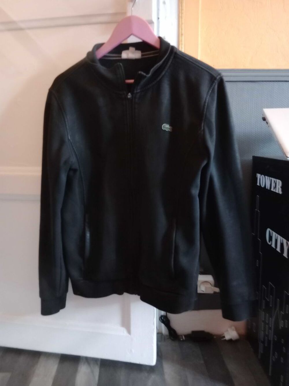 veste Lacoste noir N&eacute;gociable Vêtements