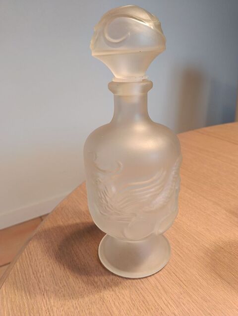 Carafe � d�canter, verre sabl� 20 P�rigny (17)