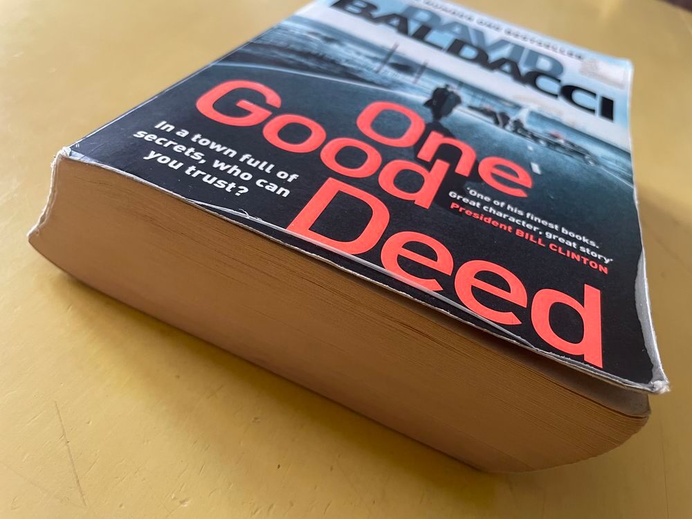 Livre One Good Deed - David Baldacci _ Livres et BD
