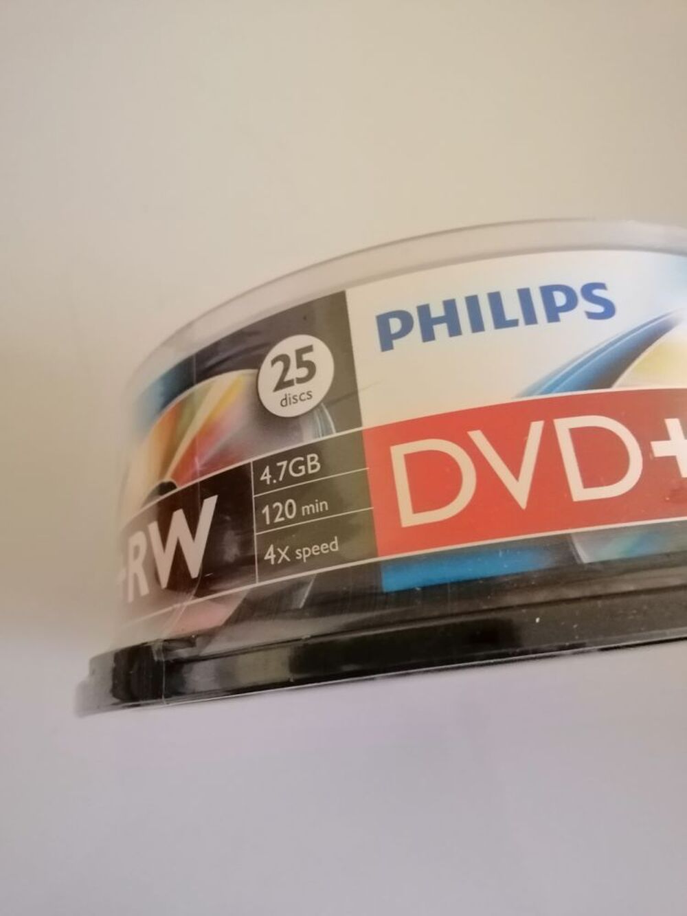 2 PACKS SOUS EMBALLAGE DE 25 UNITES DVD + RW &quot;PHILIPS Matriel informatique