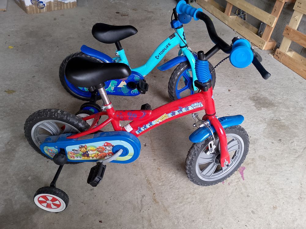 Lot de deux v&eacute;los enfants Vélos