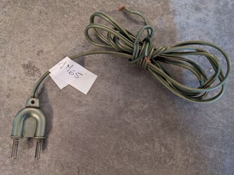 Prise fer a cheval + fil c�ble �lectrique 1m65 de lampe JUMO 7 Marseille 13 (13)