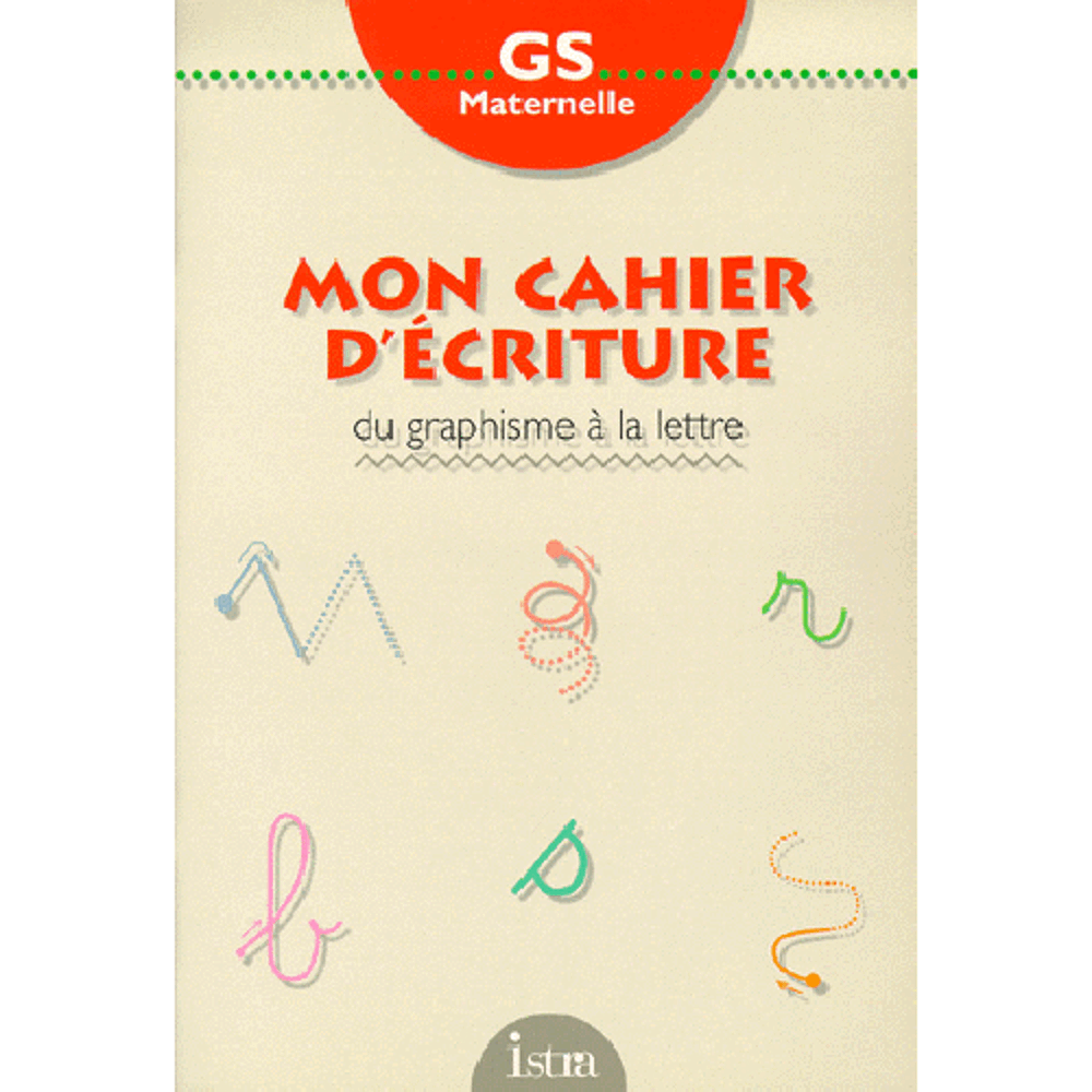 Mon cahier d'&eacute;criture - du graphisme &agrave; la lettre 
Livres et BD