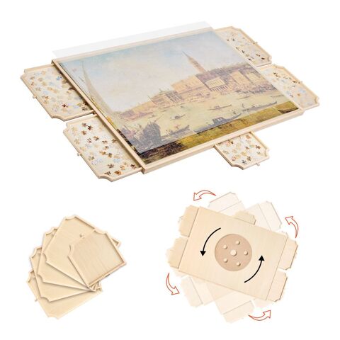 Table puzzle en bois Couzeix (87)