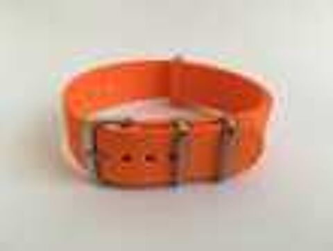NATO 22 mm - Bracelet de montre en nylon - Orange Bijoux et montres