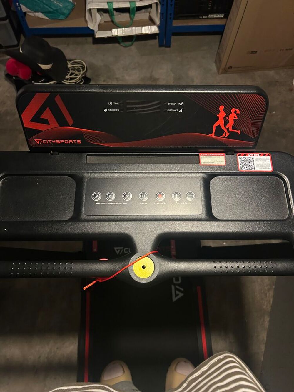 Tapis de course / marche &eacute;lectrique pliable CITYSPORTS Sports