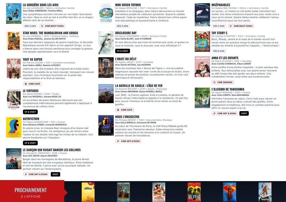 2 places de cin&eacute;ma au choix au cin&eacute;ma Rex de Benfeld Billetterie