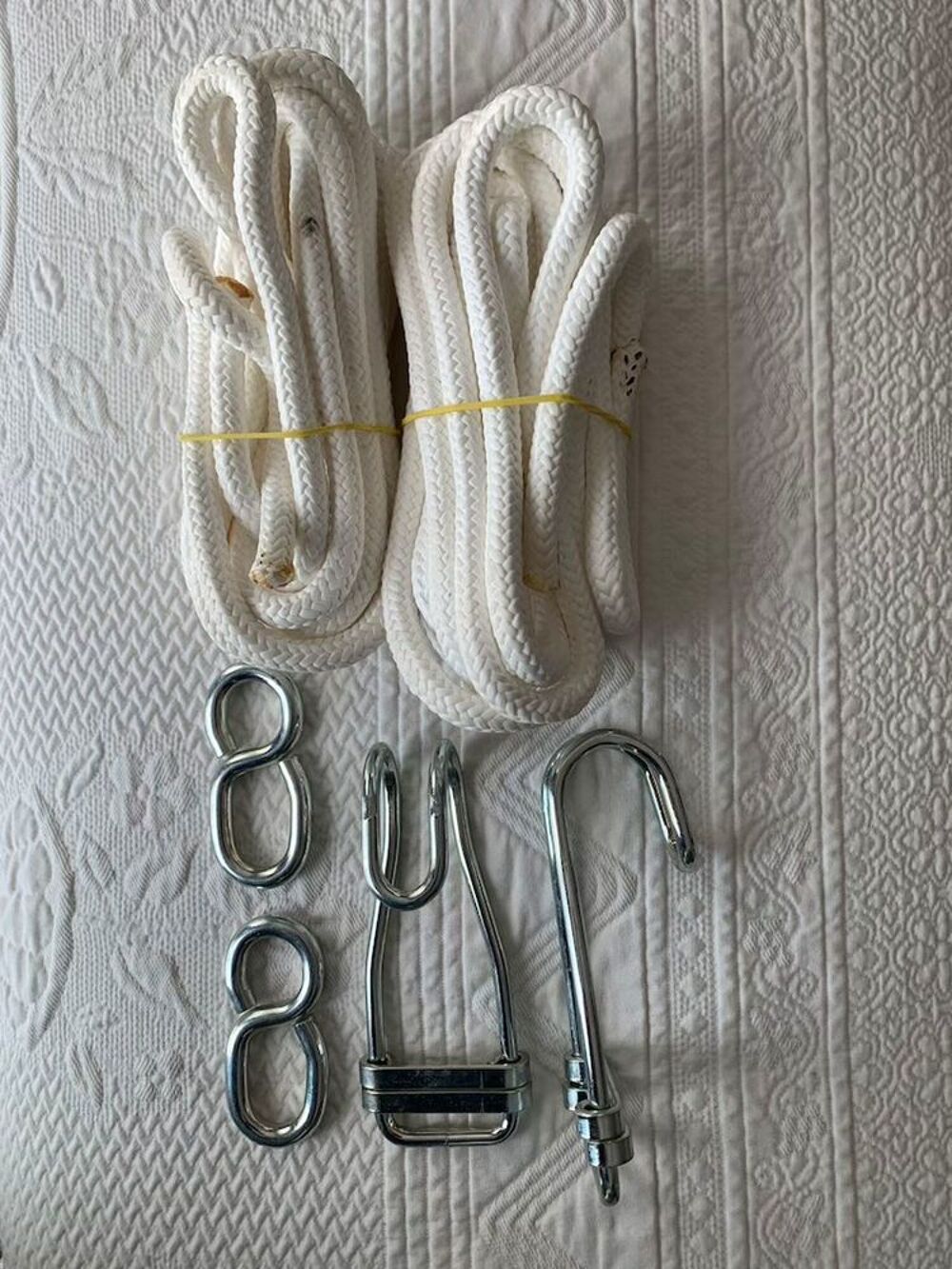 Support m&eacute;tal Rope pro kit fixation pour hamac Jobek neuf	 Jardin