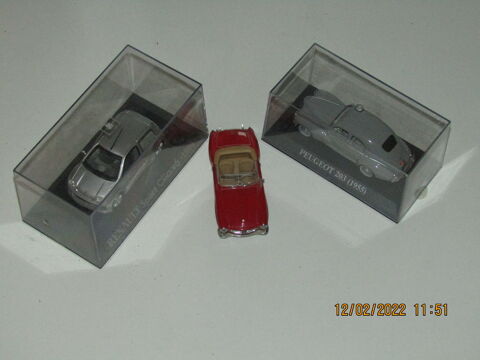 Lot 3 voitures miniatures 1/43me neuves. Prix sacrifi 23 Chcy (45)
