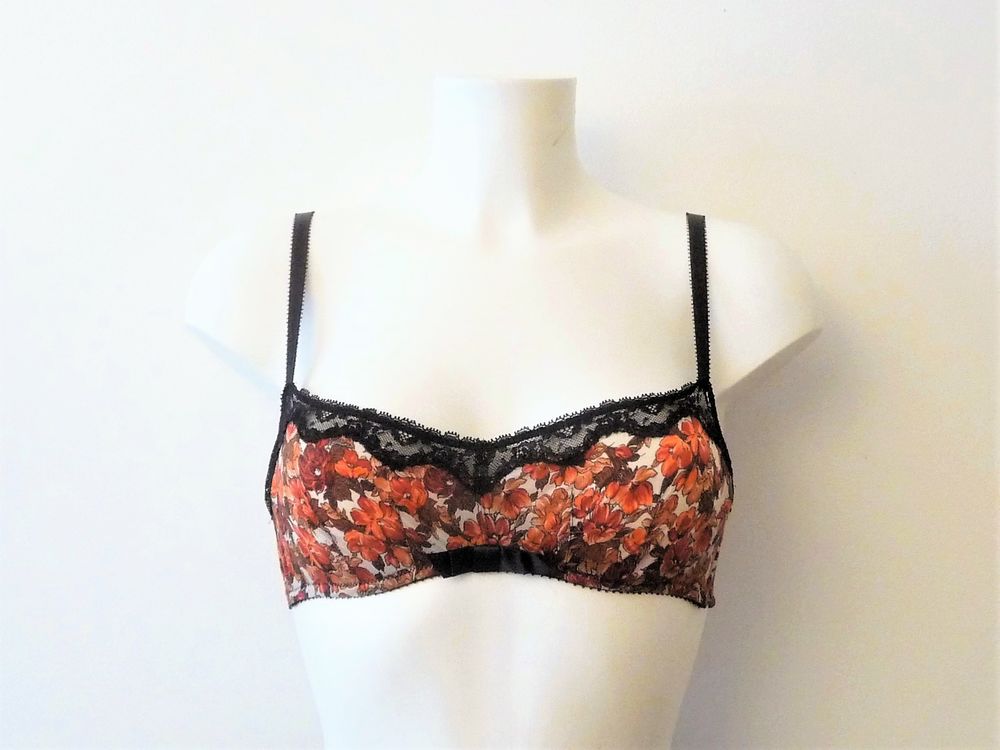 Soutien Gorge/ Brassi&egrave;re Armatures Marron Orang&eacute; Noir- Etam Vêtements