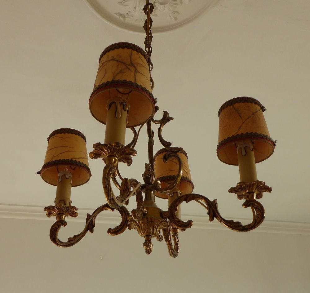 LUSTRE BRONZE Décoration