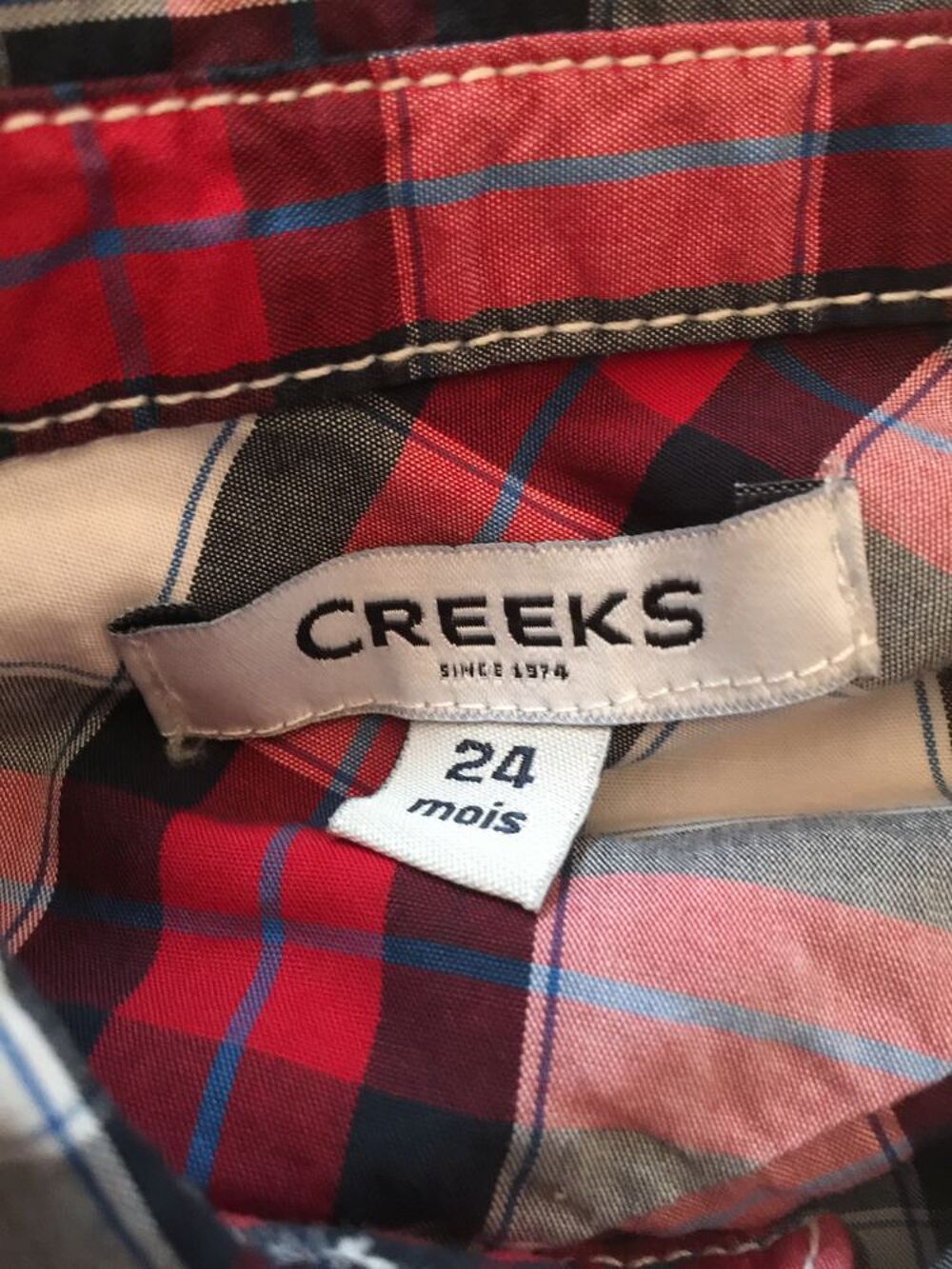 Chemise enfant gar&ccedil;on " Creeks " Vêtements enfants