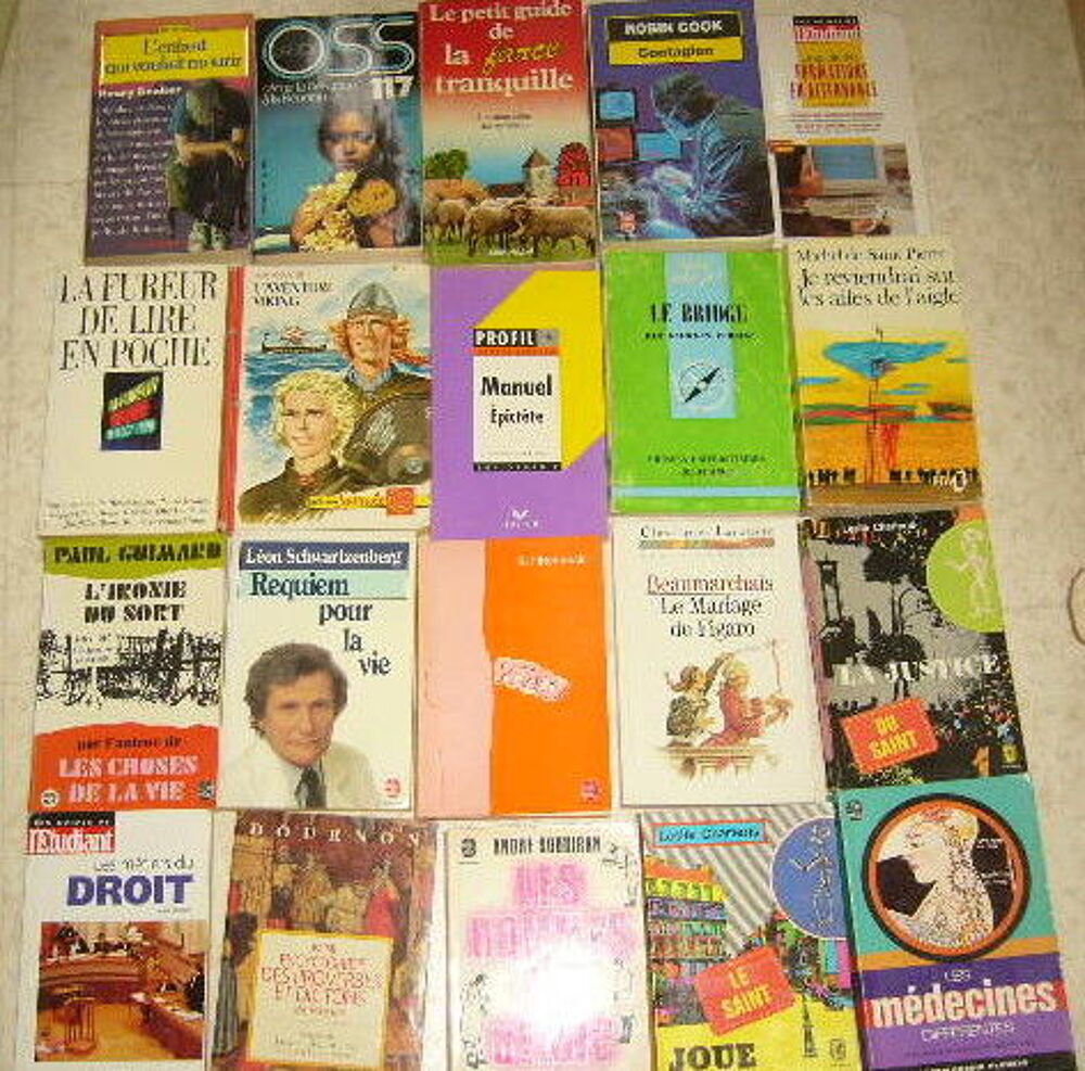 lot de livres en exc &eacute;tat Livres et BD