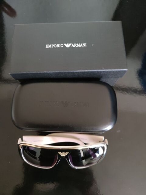 lunettes de soleil emporio armani mixte noire et blanche 45 Gisors (27)