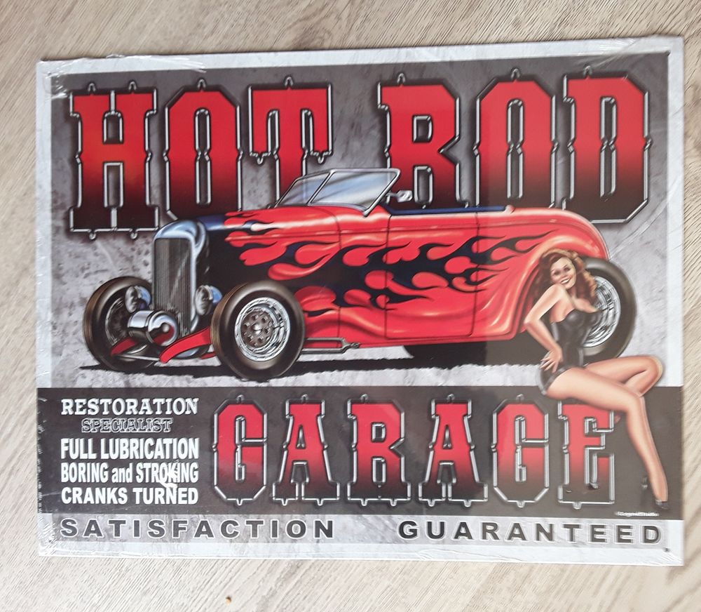 LOT DE 5 PLAQUES PUBLICITAIRES METAL 65 € (ou 18 € l'une) Décoration