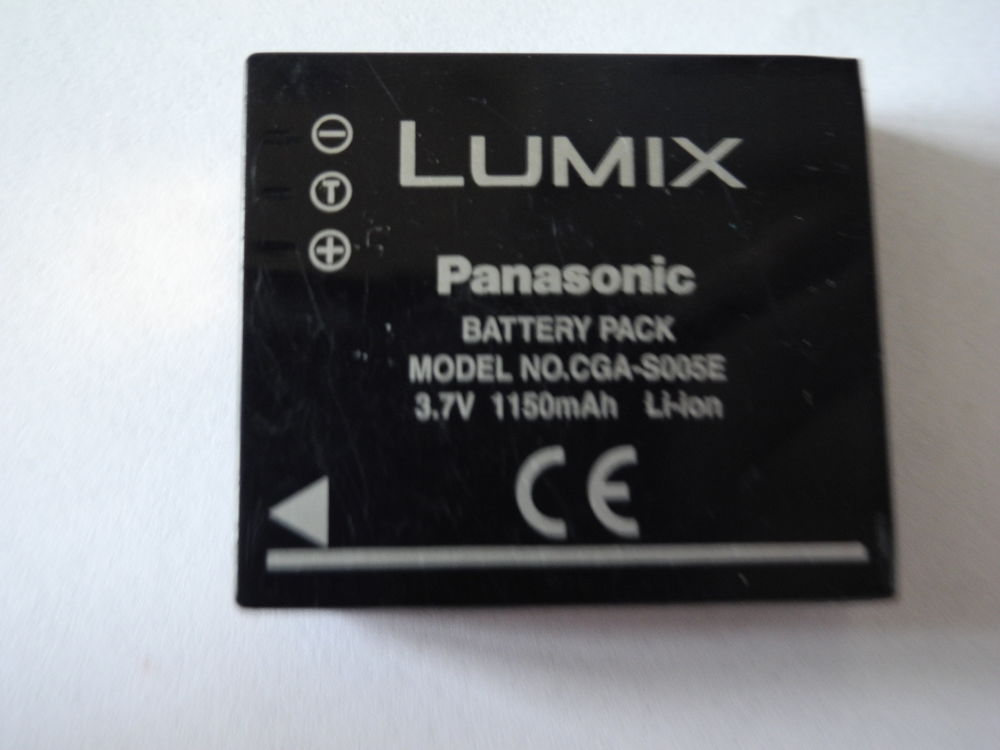 Batterie PANASONIC Lumix N0. CGA-S005E Photos/Video/TV