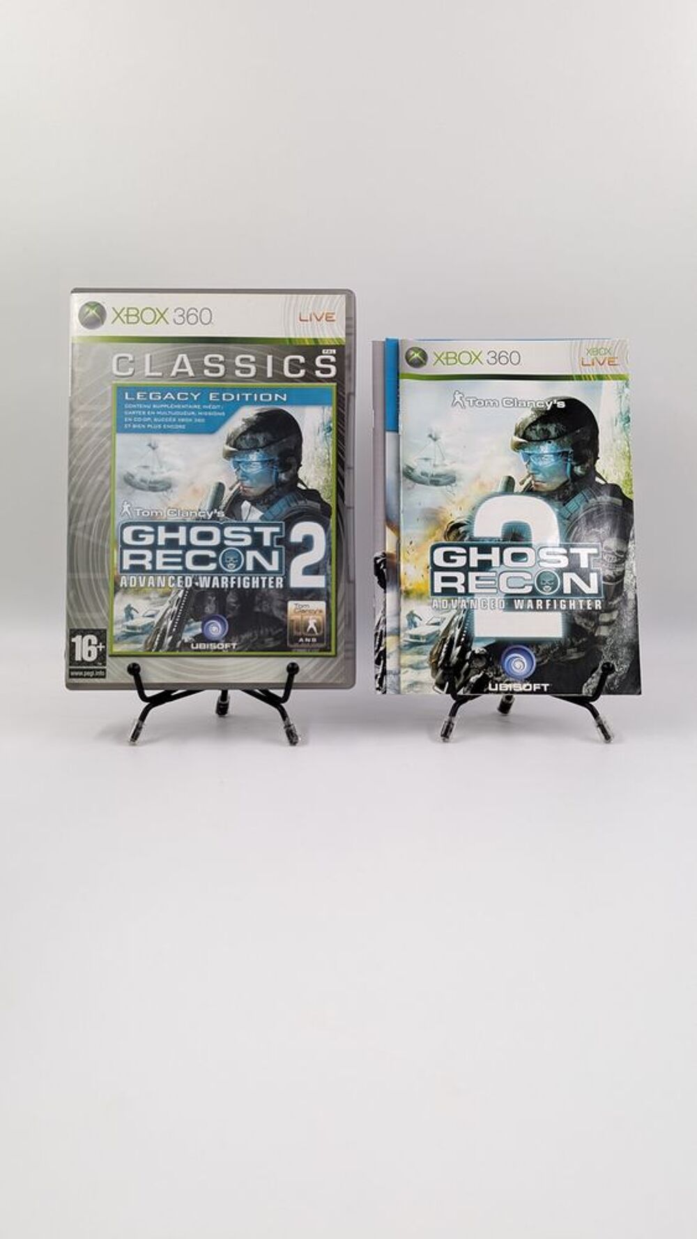 Jeu Xbox 360 Tom Clancy's Ghost Advanced Warfighter 2 comple Consoles et jeux vidos
