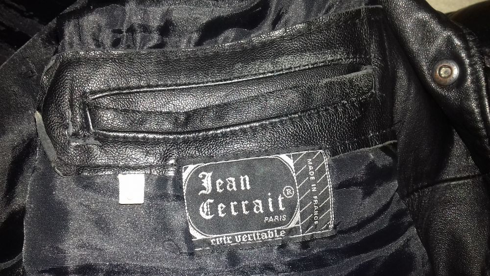 Blouson en cuir occasion Vêtements