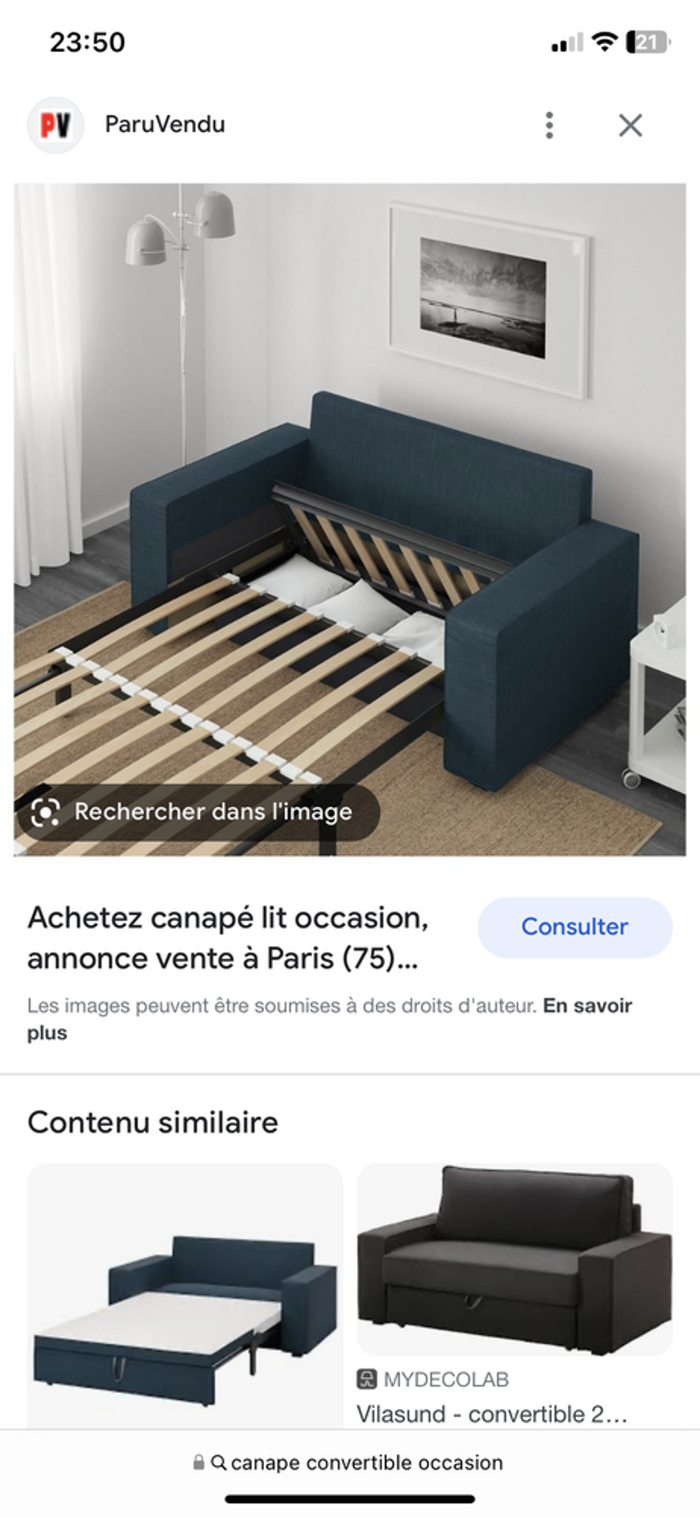 Recherche canap&eacute; convertible pour jeune couple Meubles