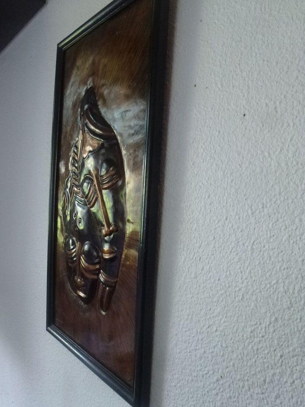 Tableau en cuivre de figurines Décoration