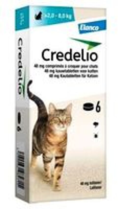   Comprimés vétérinaire antipuces et tiques, chat de 2 à 8 kg. 