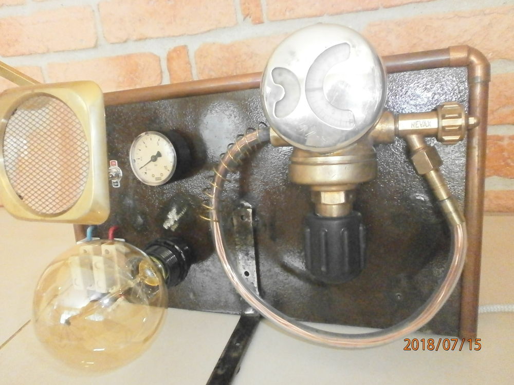 Lampe steampunk Décoration