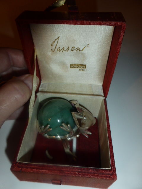 Grenouille 3 morceaux argent et pierre 100 Rueil-Malmaison (92)