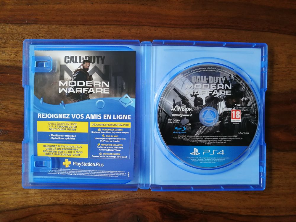 CALL OF DUTY - MODERN WARFARE (PS4) Consoles et jeux vidéos
