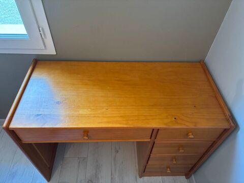 Bureau pin massif 40 Chalais (16)