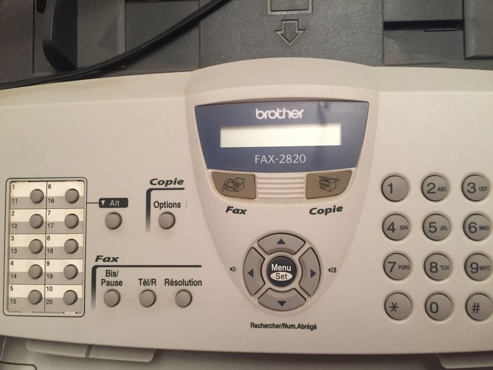 FAX t&eacute;l&eacute;phone BROTHER 2820 Tlphones et tablettes