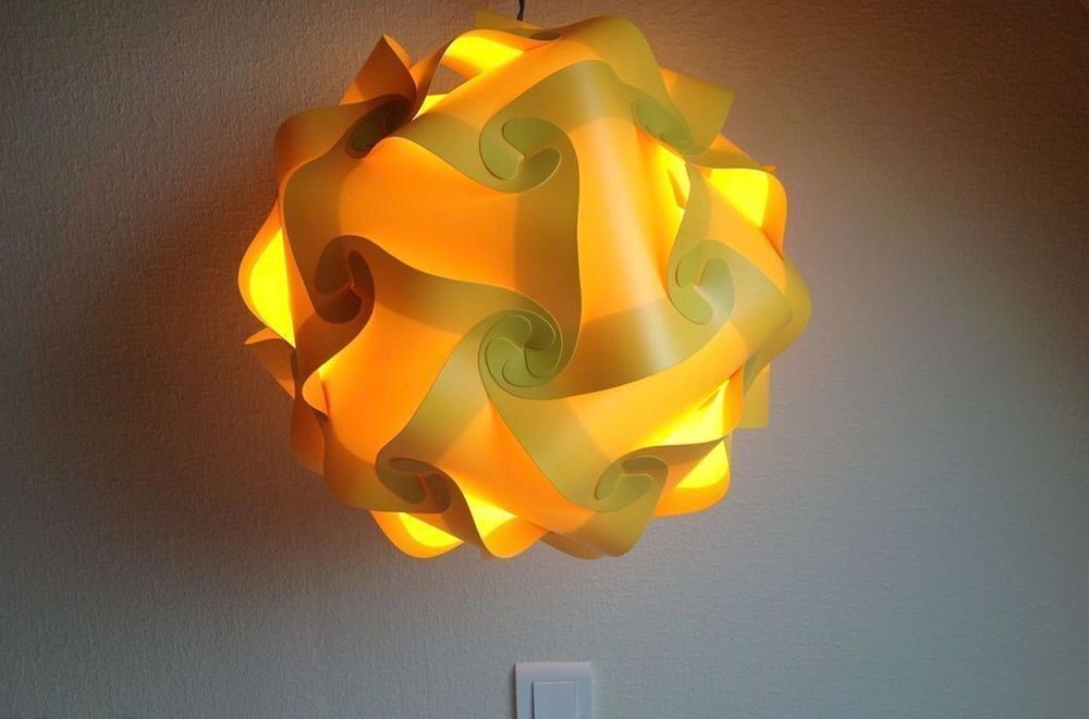 LAMPE PUZZLE AMBIENCE JAUNE 40cm DIAM&Egrave;TRE
Décoration