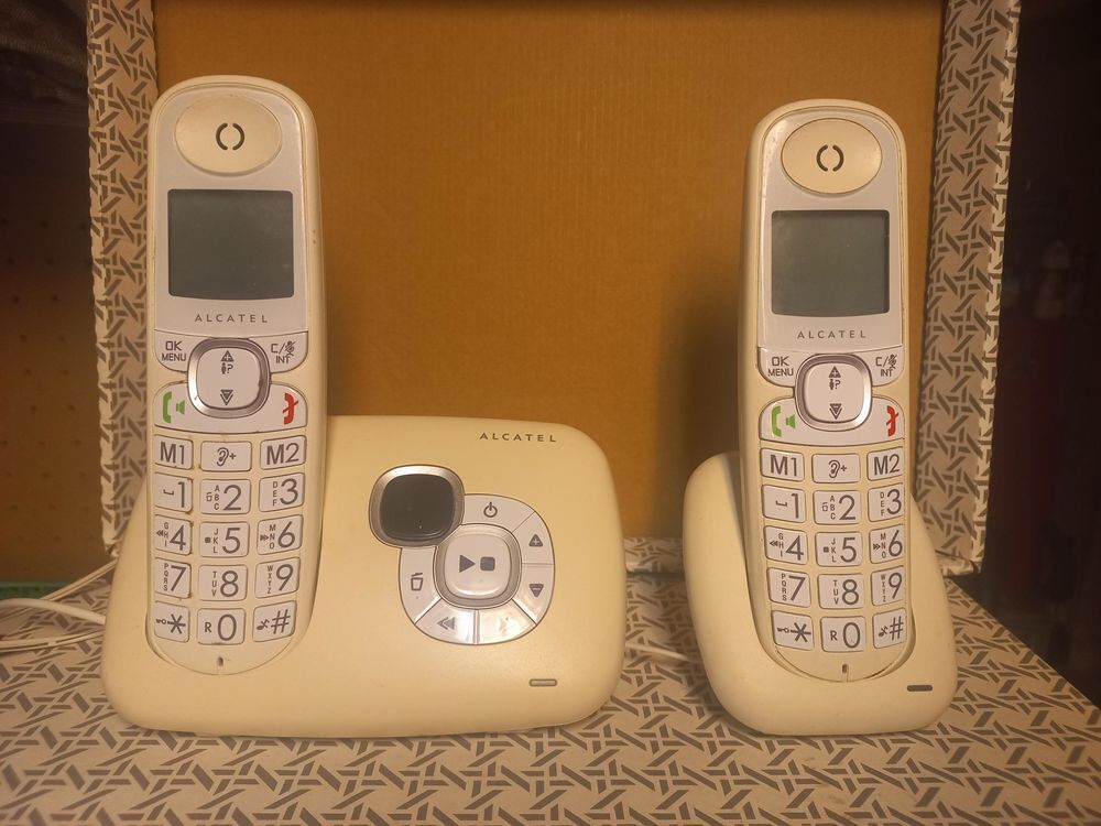 T&eacute;l&eacute;phone fixe Alcatel XL375 V duo r&eacute;pondeur Téléphones et tablettes