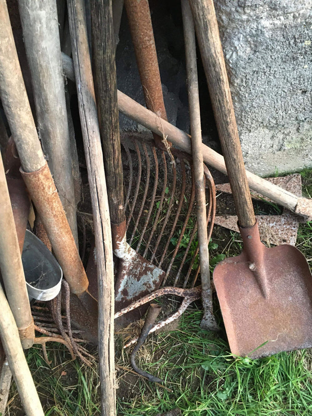 Outils jardin anciens Jardin