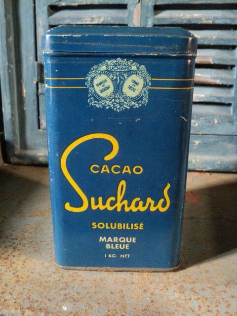 Ancienne Boite Publicitaire Cacao Suchard Grand modèle 35 Loches (37)