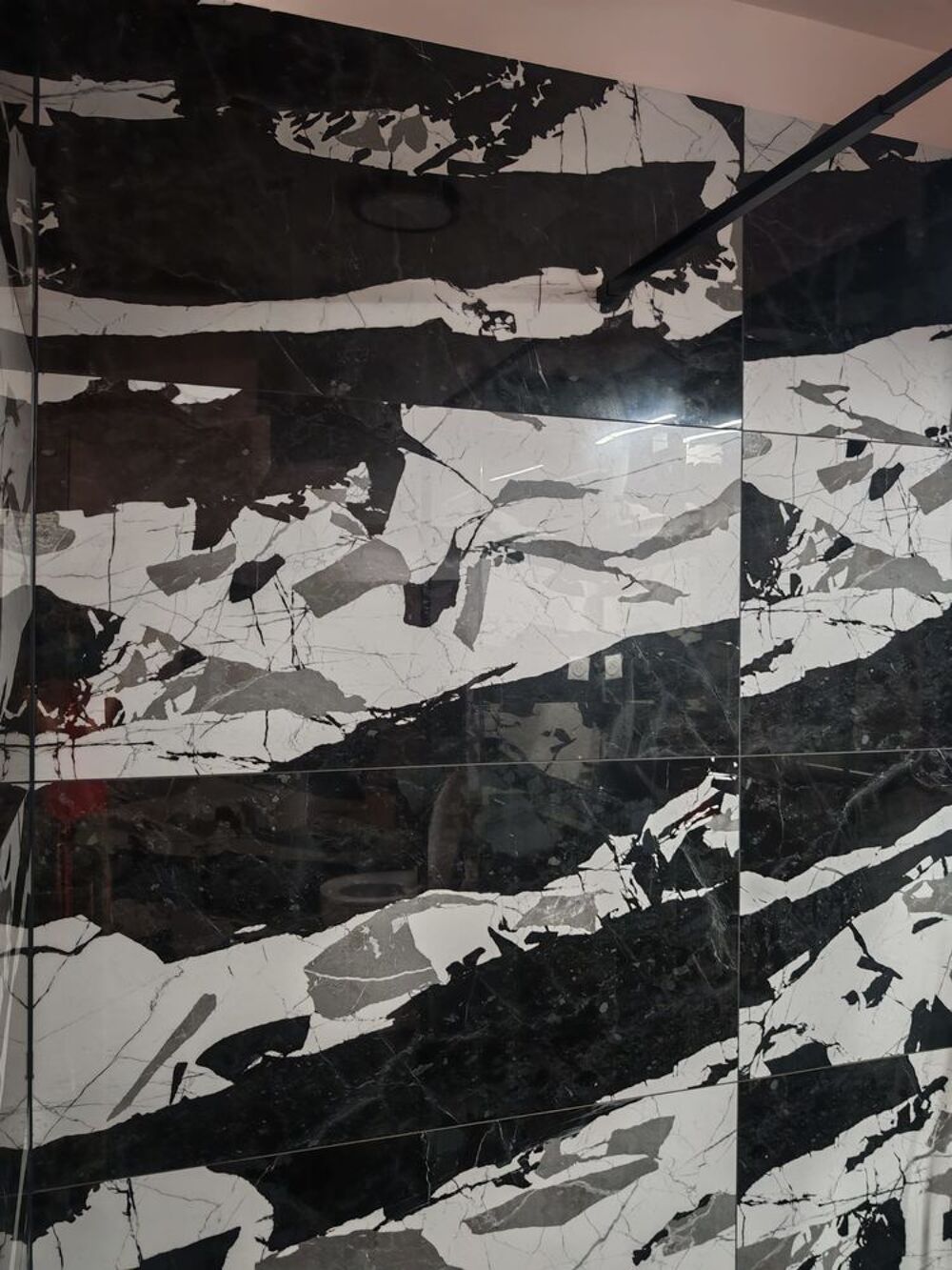 carrelage noir et blanc italiene 120 x 60 cm Bricolage