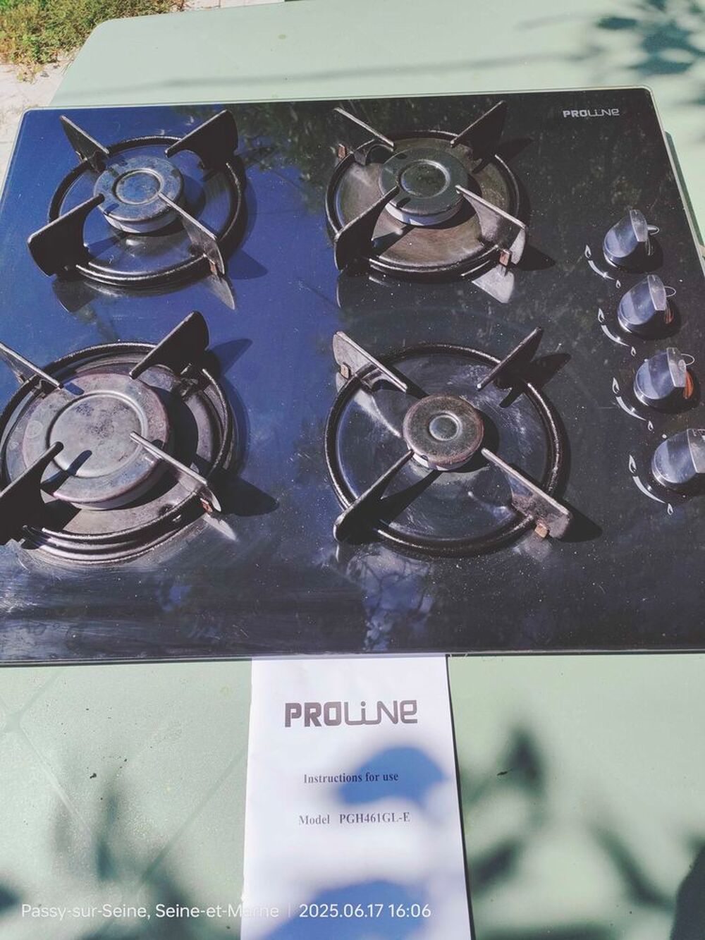 plaque de cuisson gaz 4 feux Electrom�nager