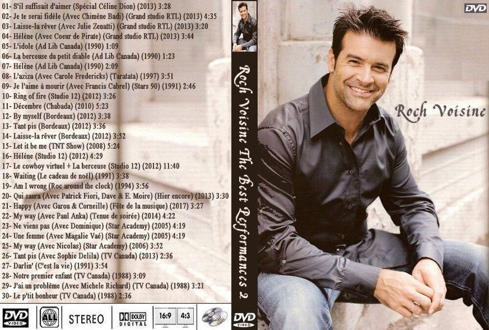 Roch Voisine DVD The best performances (2) DVD et blu-ray