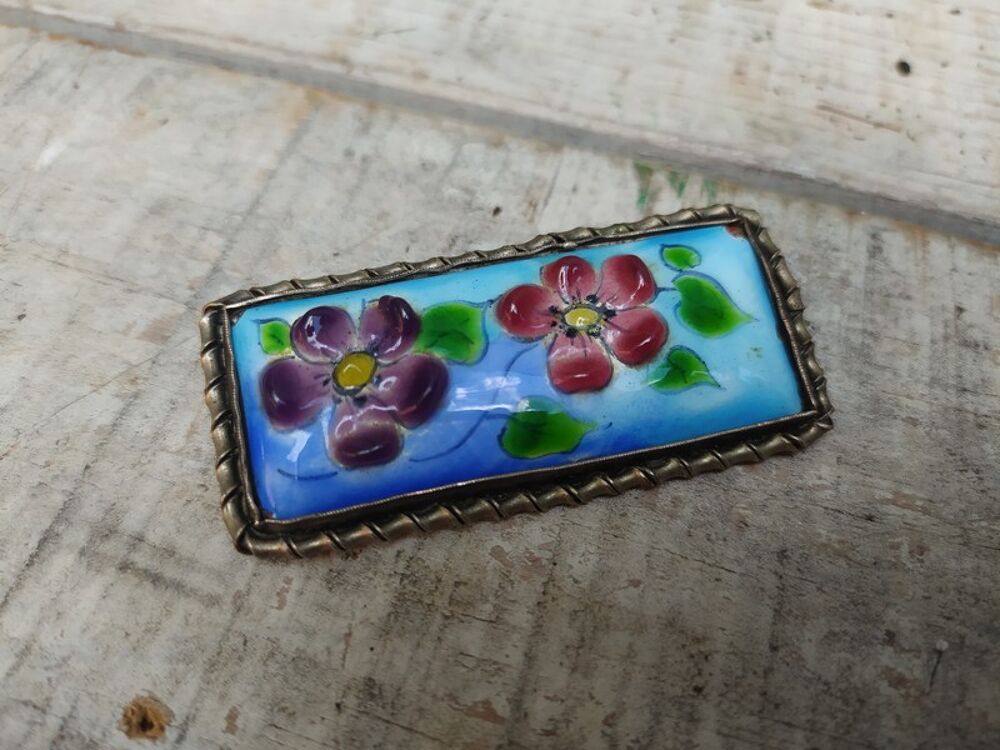 Bijou Broche &Eacute;maux du Vivarais 