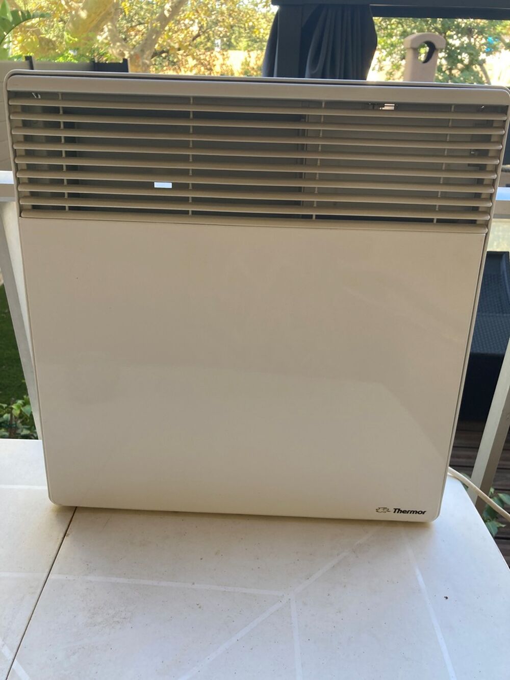 2 Radiateurs &eacute;lectriques blancs Thermor 1000watts Bricolage