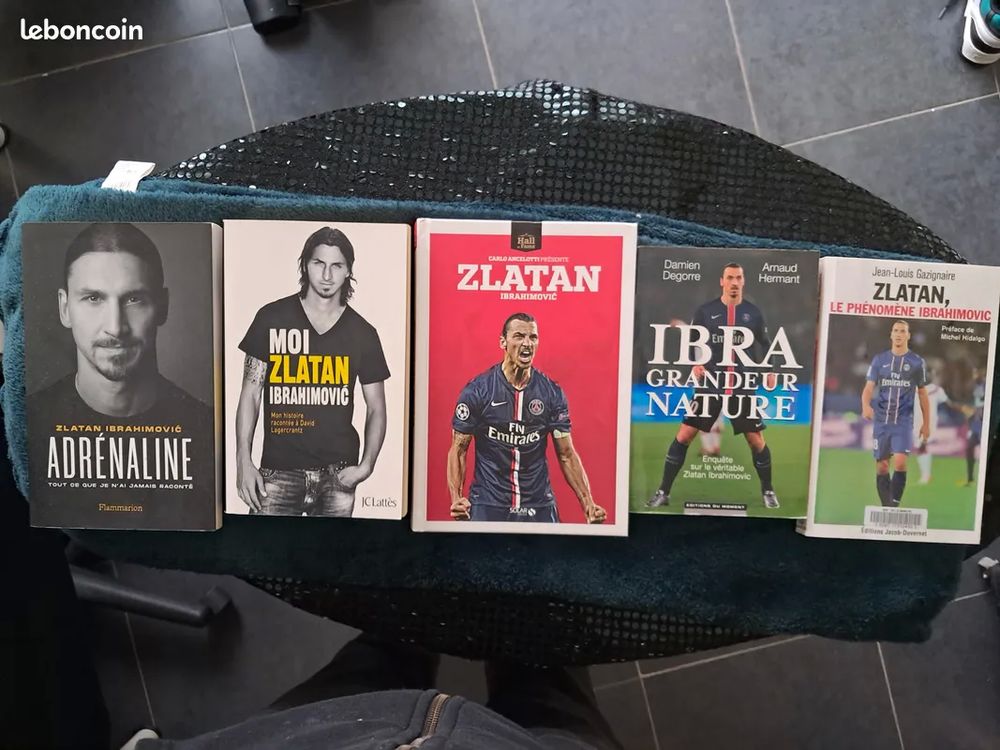 7 Livres-Zlatan-IBRAHIMOVIC Livres et BD