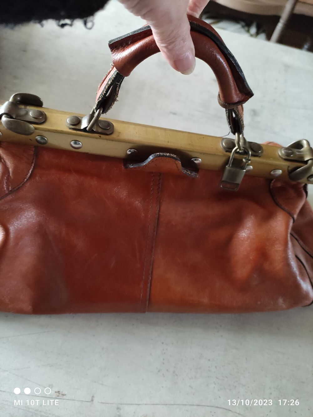 sac de voyage en cuir Maroquinerie