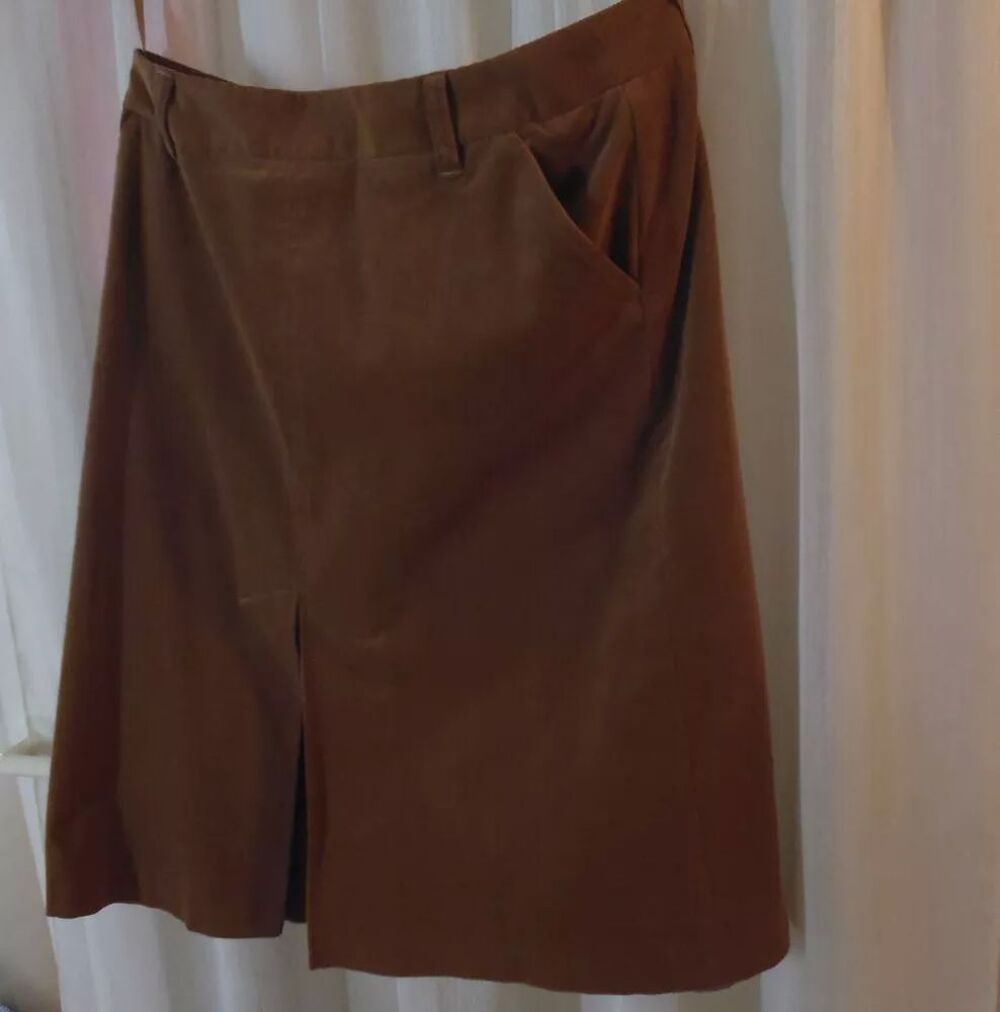 Superbe Petite Jupe Rare T42 Camel Tte Neuve/1 JF Infirmi&egrave;re Vêtements