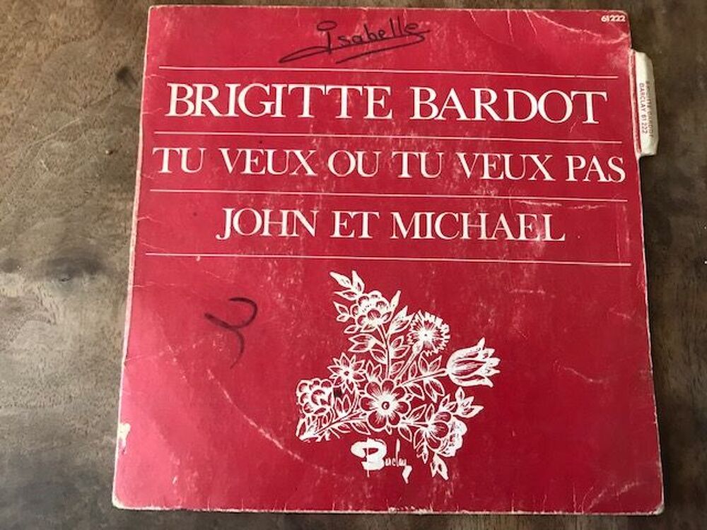 Vinyle 45 Tours - 2 titres - Brigitte Bardot 
