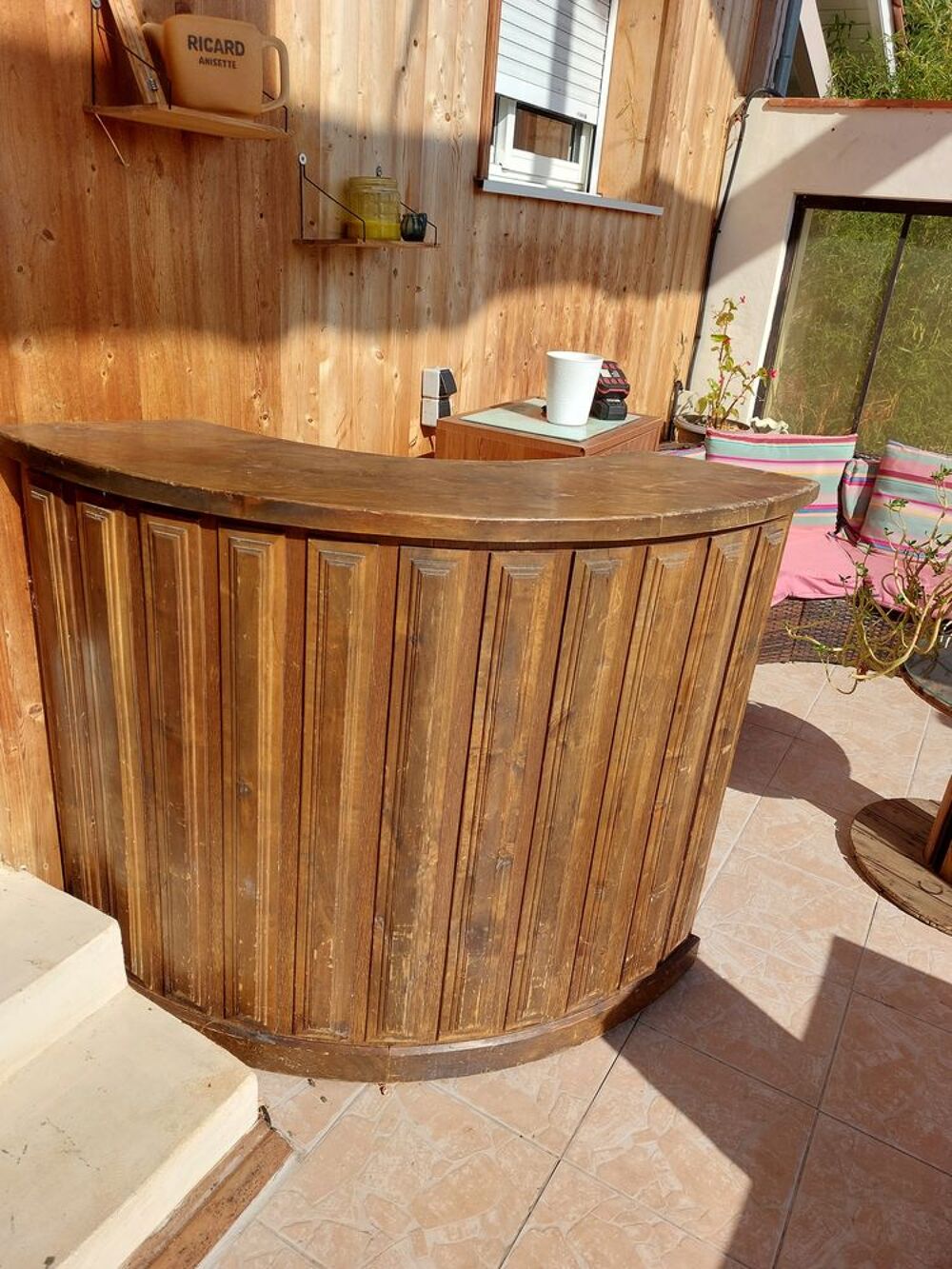 Bar bois massif Jardin