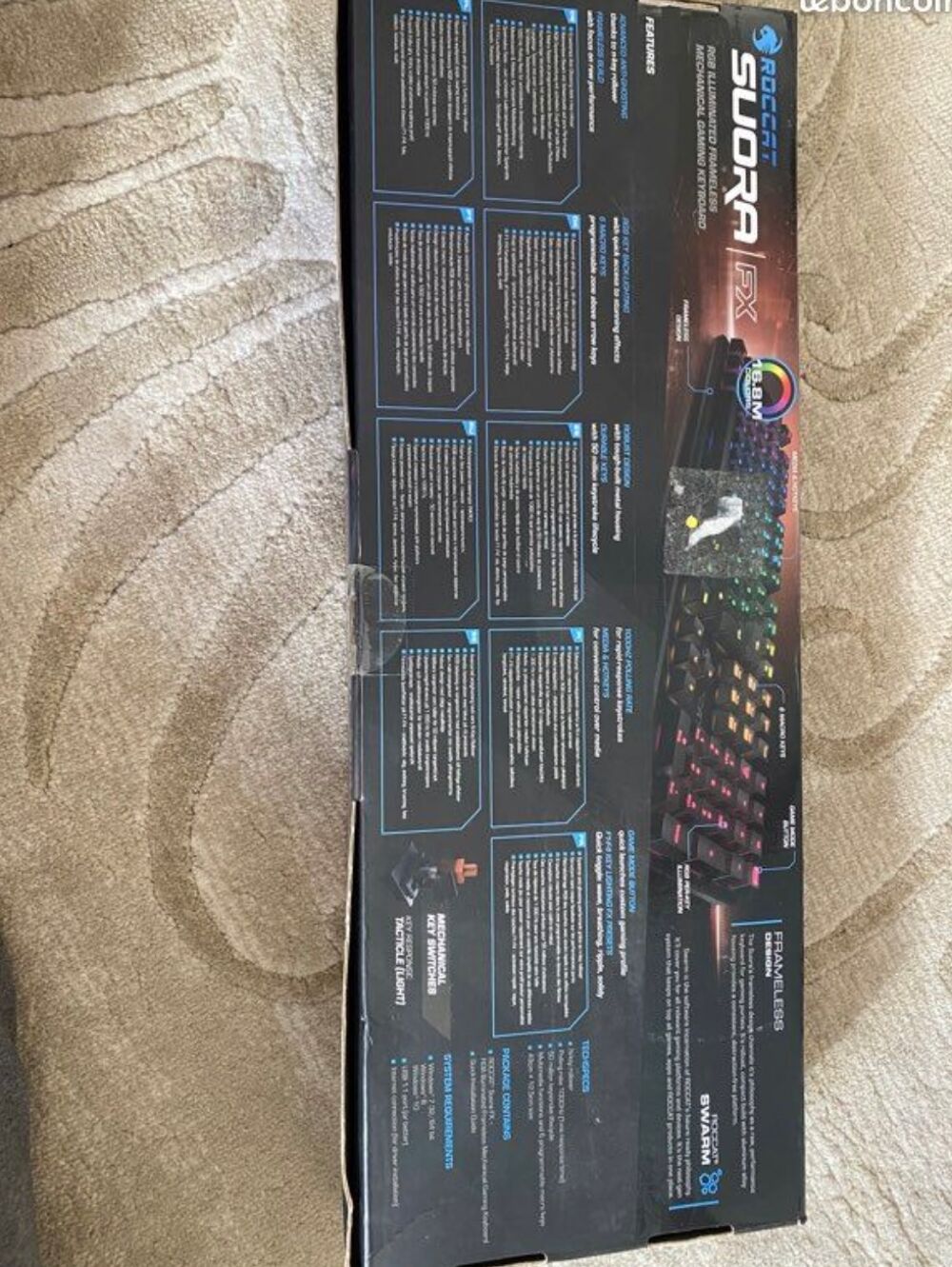 Clavier Gamer Roccat Suora FX
Matériel informatique