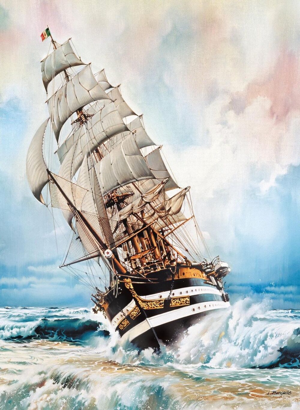 PUZZLES 1000 Pi&egrave;ces Clementoni - Amerigo Vespucci Jeux / jouets
