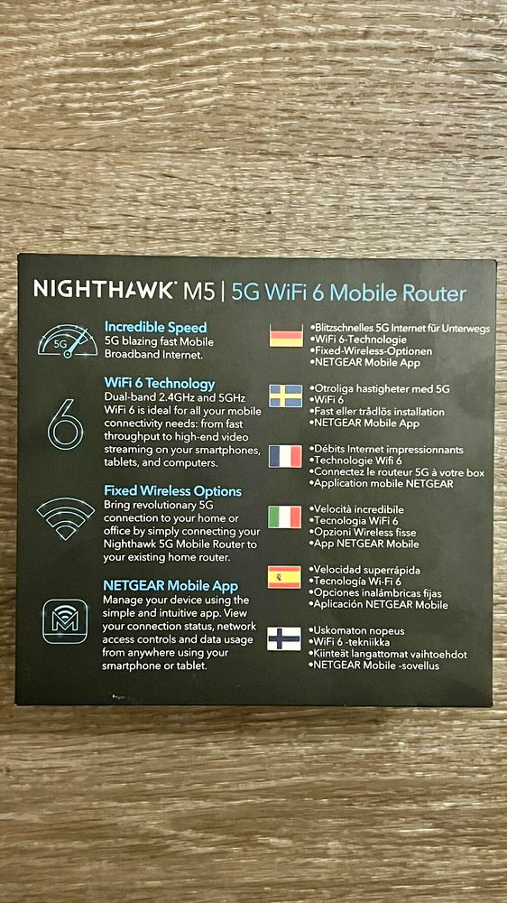 Routeur mobile - Netgear Nighthawk M5 (MR5200) - 5G - Wifi 6 Matériel informatique