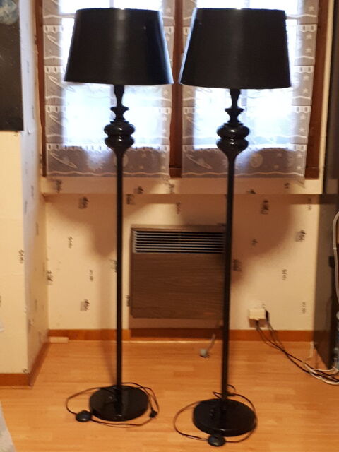 Lot 2 Lampes sur pied avec abat jour 100 Thimert-Gâtelles (28)